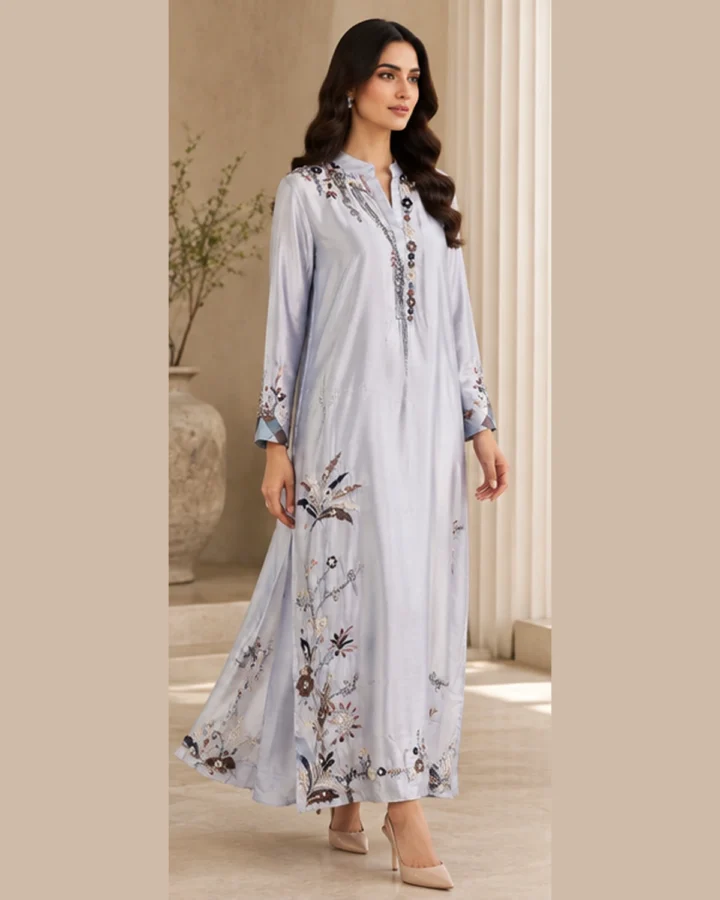 Ice Blue Embellished Dress
